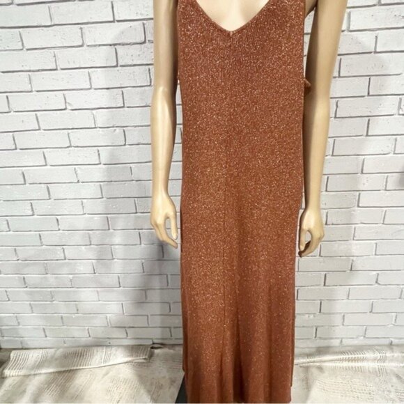 Boden Sparkle Knitted Dress – Metallic Knit Midi/Above‑Knee | Statement Dress - Picture 3 of 8